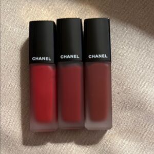 CHANEL Red and Brown Lipstick Collection